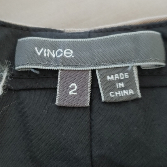 VINCE Kaki regular waist cupro jogger cropped pants - Picture 11 of 12